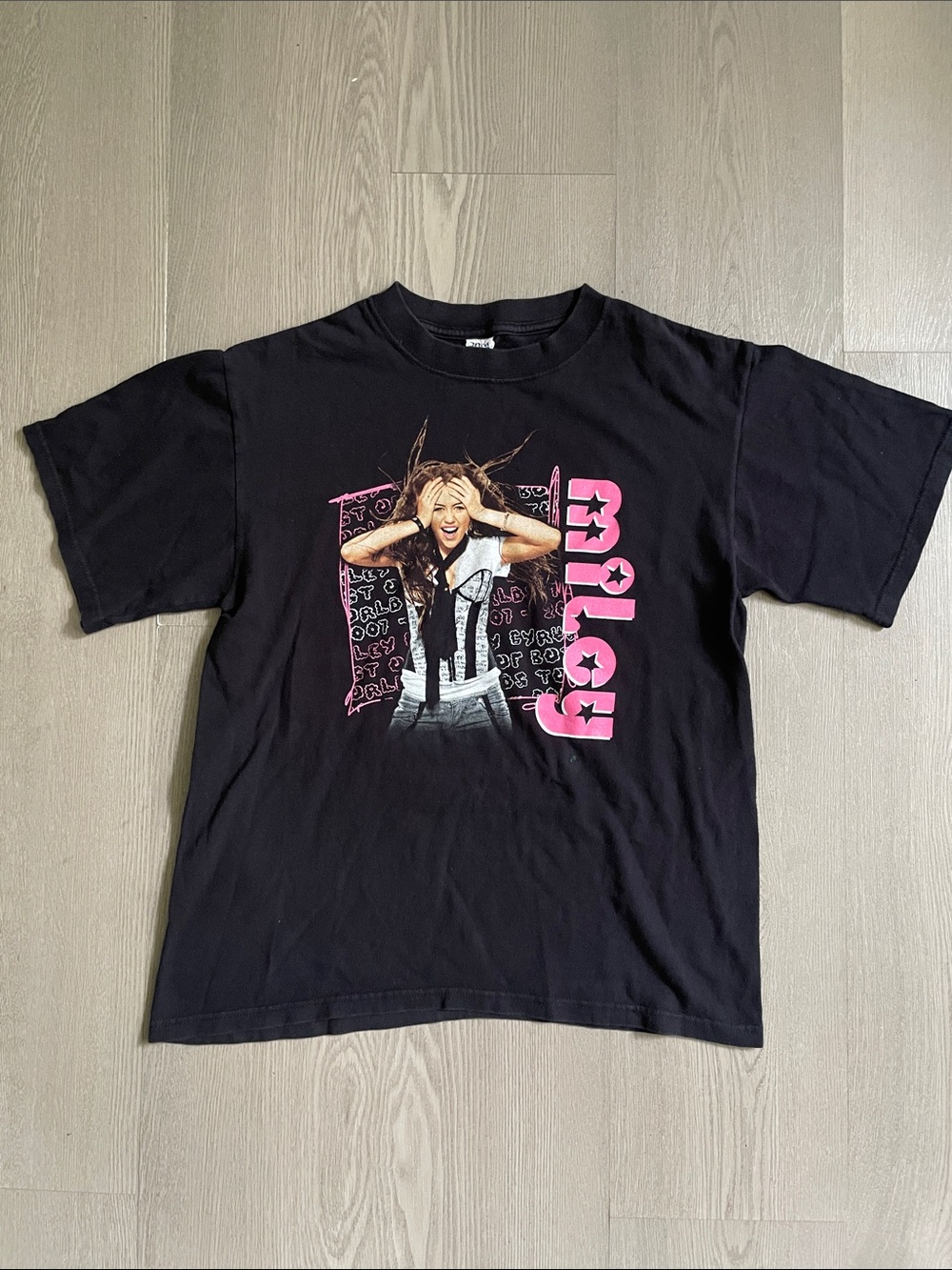 Miley Cyrus best of both worlds tour t shirt